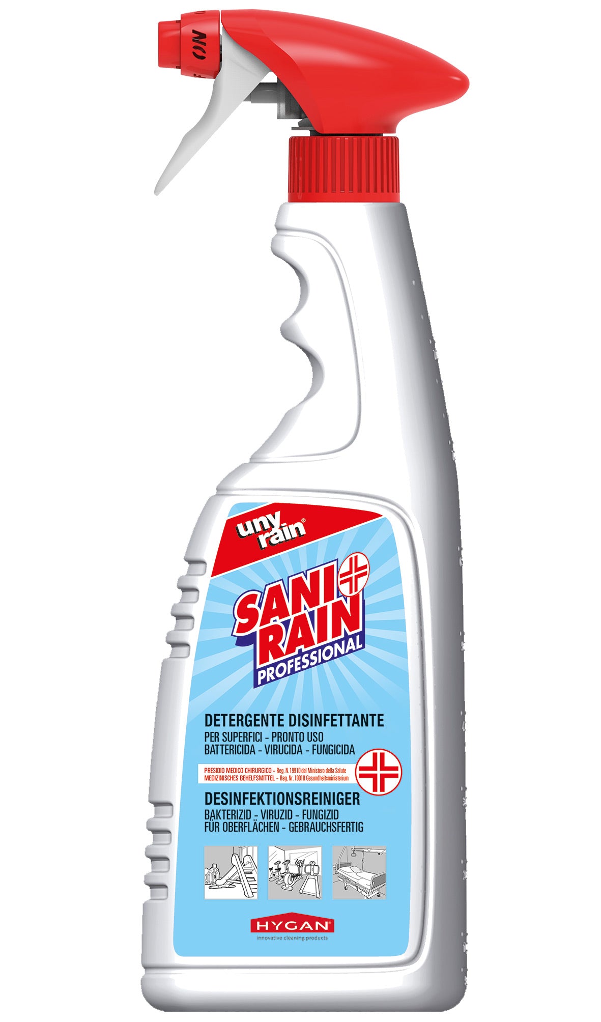 Detergente disinfettante Sanirain 750ml.