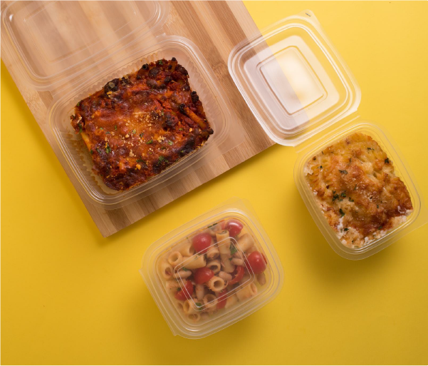 Contenitori gastronomia calda 100% riciclabili
